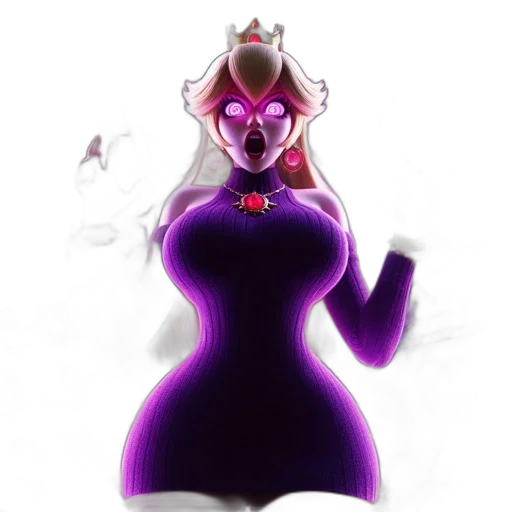 crown, dress, mask, staff, concept art, 3d render, fantasy art, pixel art transparent PNG cut-out