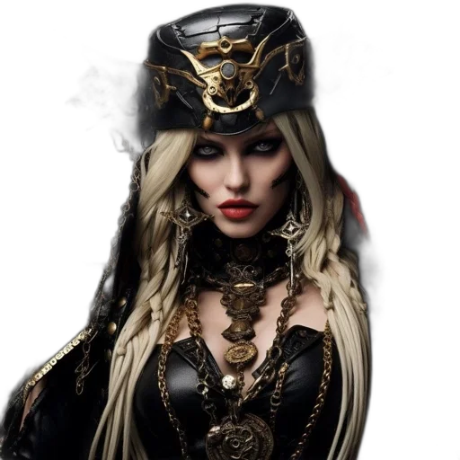 jewelry, crown, fantasy art, photorealistic, concept art, 3d render, dark, woman transparent PNG cut-out