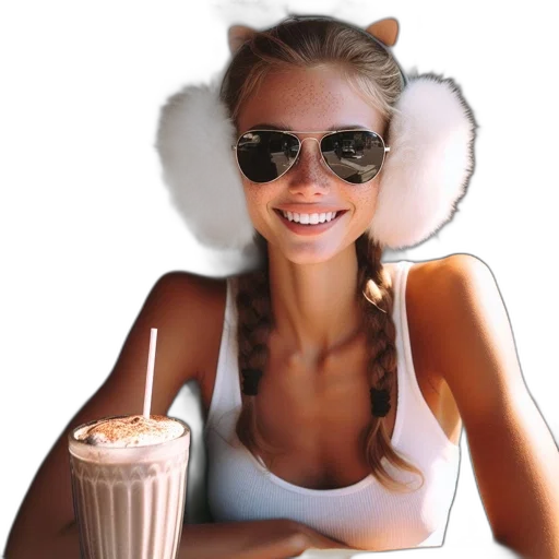 hat, face, food, animal, photorealistic, oil painting, vaporwave, pixel art transparent PNG cut-out