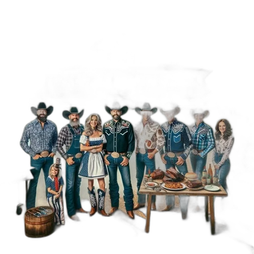 concept art, fire, family, gathers, flagged, home, celebration, barbecue transparent PNG cut-out