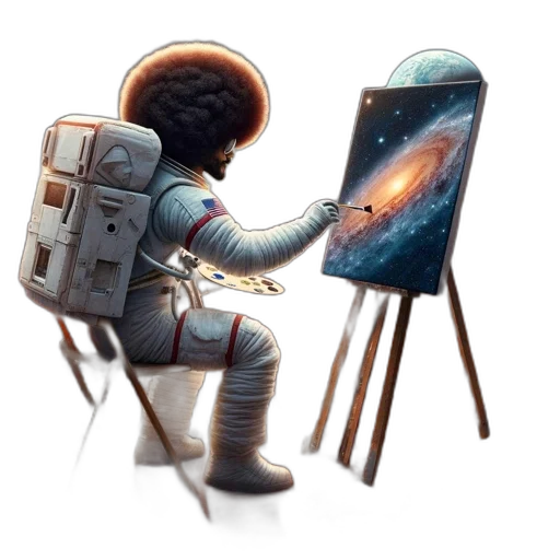 robot, staff, jacket, furniture, concept art, fantasy art, oil painting, photorealistic transparent PNG cut-out