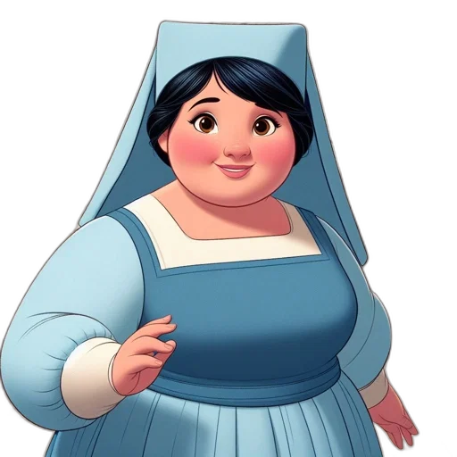 dress, face, 3d render, concept art, cartoon, photorealistic, blue, woman transparent PNG cut-out