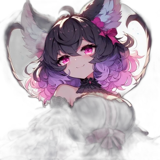 dragon, creature, mask, crown, anime, watercolor, fantasy art, pixel art transparent PNG cut-out