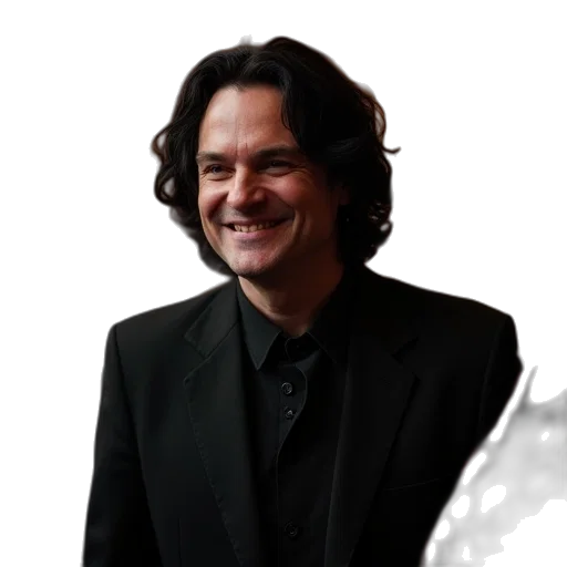 staff, jacket, hair, face transparent PNG cut-out