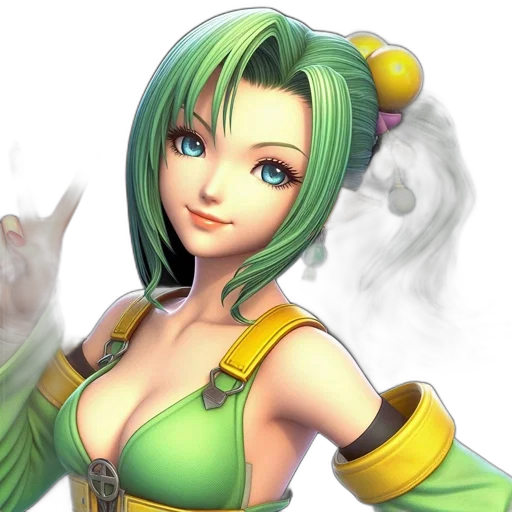 staff, fantasy art, 3d render, concept art, photorealistic, green, animation, female transparent PNG cut-out