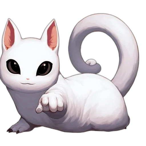 animal, creature, staff, dragon, concept art, pixel art, fantasy art, 3d render transparent PNG cut-out