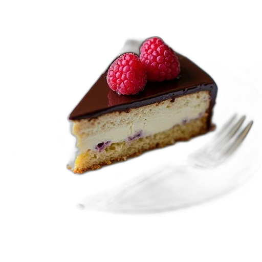 food, crown, hat, 3d render, photorealistic, slice, cake, chocolate transparent PNG cut-out