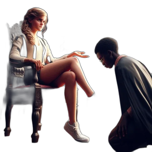shoes, jacket, furniture, concept art, photorealistic, comic book art, 3d render, fire transparent PNG cut-out
