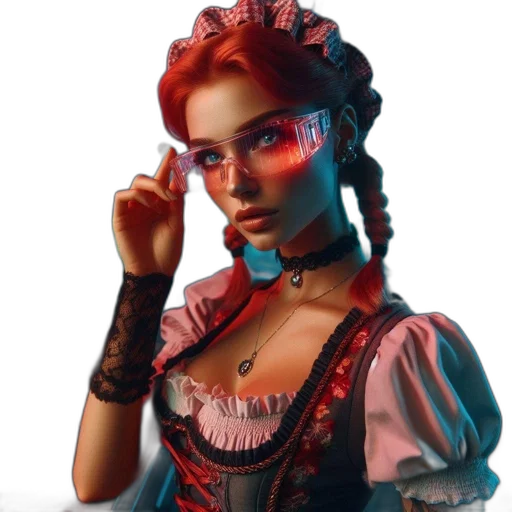 dress, mask, face, jewelry, fantasy art, concept art, photorealistic, 3d render transparent PNG cut-out