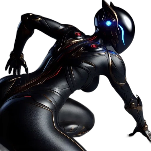 robot, concept art, 3d render, cyberpunk, futuristic, metallic, body, glowing transparent PNG cut-out