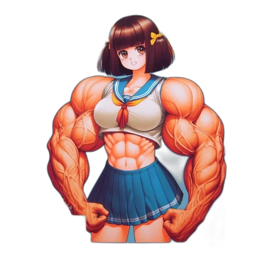 weapon, dress, robot, animal, anime, vaporwave, pixel art, concept art transparent PNG cut-out