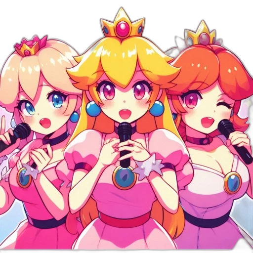 crown, staff, weapon, dress, pixel art, anime, vaporwave, concept art transparent PNG cut-out