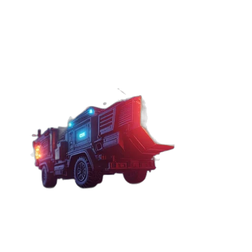 weapon, car, robot, pixel art transparent PNG cut-out