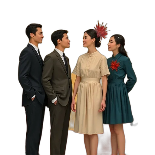 dress, staff, hat, concept art transparent PNG cut-out
