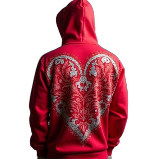 jacket, dragon, red, future transparent PNG cut-out