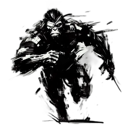 creature, weapon, animal, sword, concept art, comic book art, fantasy art, photorealistic transparent PNG cut-out