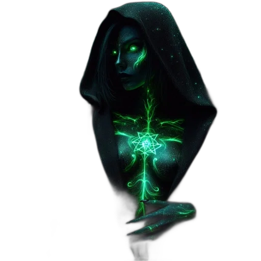 staff, jacket, mask, jewelry, concept art, 3d render, fantasy art, pixel art transparent PNG cut-out