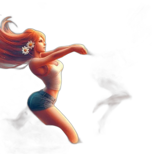 concept art, fantasy art, watercolor, comic book art, fire, underwater, fog, outer space transparent PNG cut-out