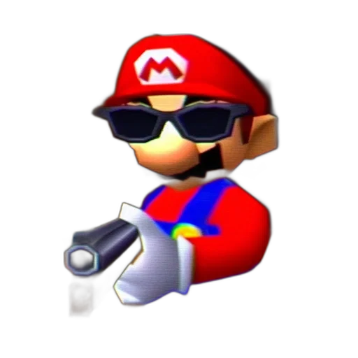 weapon, robot, staff, animal, 3d render, pixel art, vaporwave, concept art transparent PNG cut-out