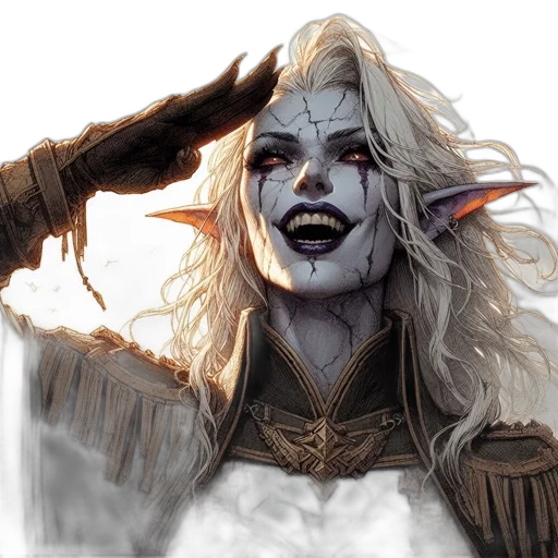 face, staff, fantasy art, concept art, comic book art, watercolor, blue, elf transparent PNG cut-out