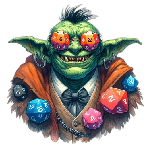 staff, fantasy art, concept art, green-skinned, creature, orc-like, features, wearing transparent PNG cut-out