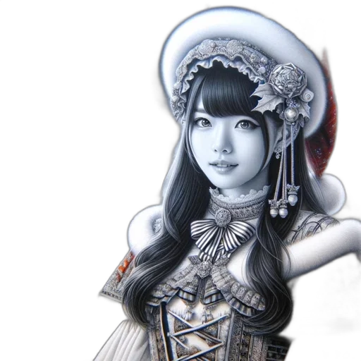 jewelry, crown, robot, dress, fantasy art, photorealistic, concept art, 3d render transparent PNG cut-out