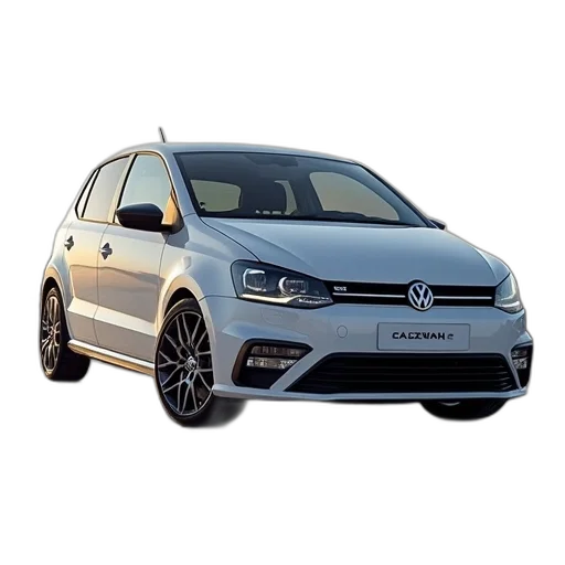 car, photorealistic, new, polo, volkswagen transparent PNG cut-out