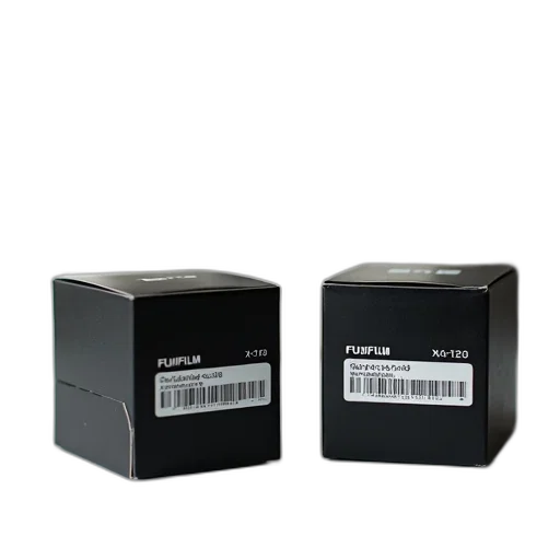 two, black, boxes, white, labels, placed, surface, box transparent PNG cut-out