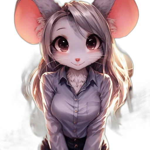 staff, animal, creature, face, anime, watercolor, fantasy art, concept art transparent PNG cut-out