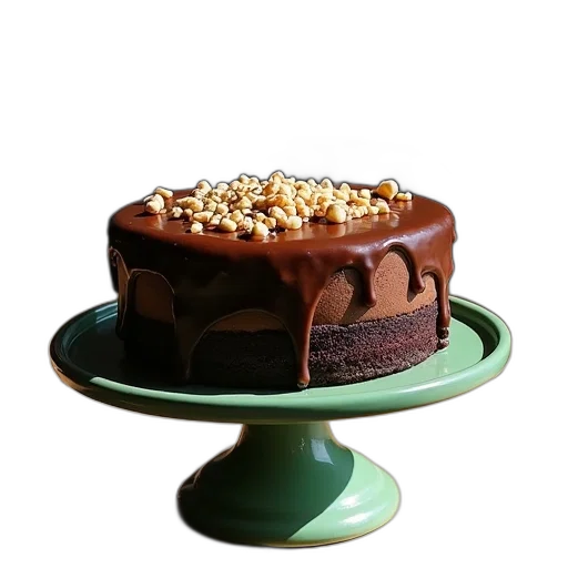 crown, food, hat, 3d render, chocolate, cake, ganache, topping transparent PNG cut-out