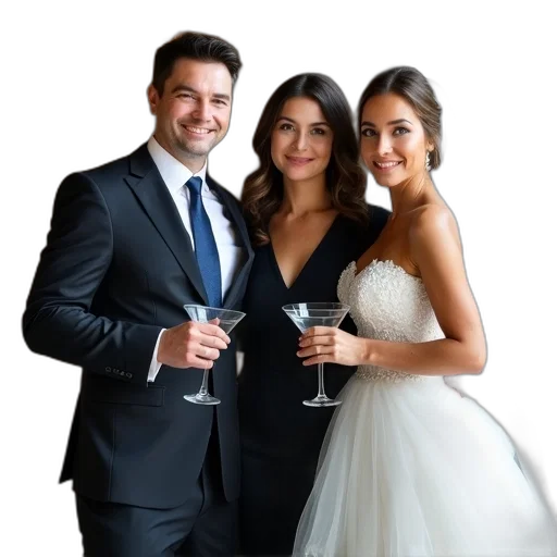 dress, jewelry, face, staff, photorealistic, 3d render, man, woman transparent PNG cut-out