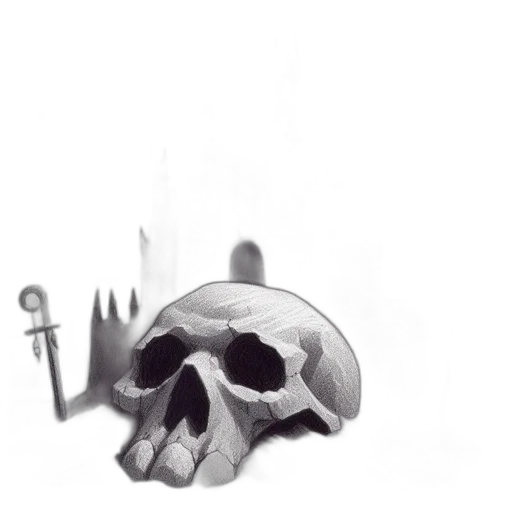 crown, sword, weapon, staff, concept art, fantasy art, watercolor, pixel art transparent PNG cut-out