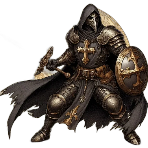 sword, weapon, fantasy art, concept art, photorealistic, comic book art, dark, armor-clad transparent PNG cut-out