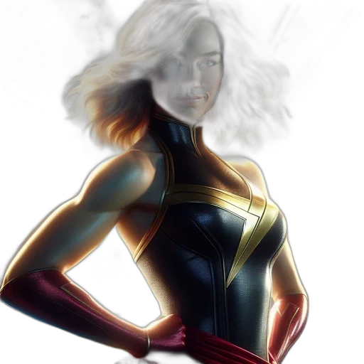 comic book art, concept art, fantasy art, anime, golden, dark, cosmic, superhero transparent PNG cut-out