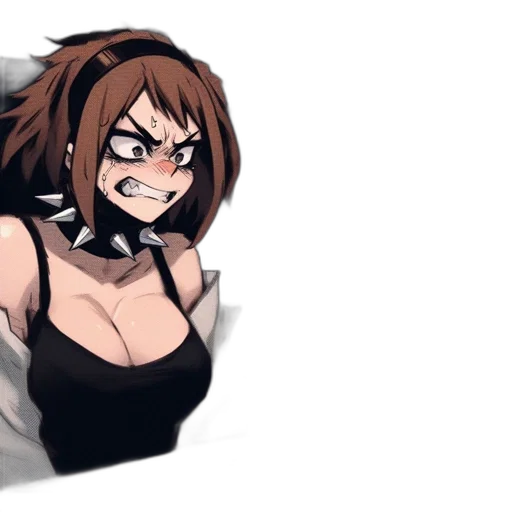 mask, creature, face, dress, anime, comic book art, concept art, pixel art transparent PNG cut-out