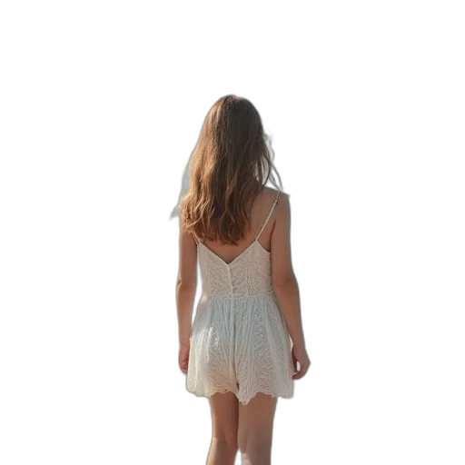 dress, jacket, staff, hair, 3d render, photorealistic, monochrome, pastel transparent PNG cut-out