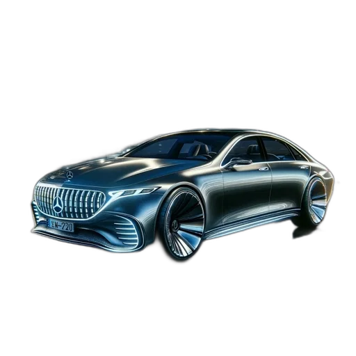 car, 3d render, concept art, photorealistic, cartoon, advanced, silver, body transparent PNG cut-out