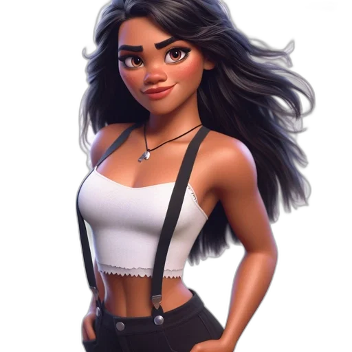 dress, concept art, fantasy art, cartoon, 3d render, animated, figure, woman transparent PNG cut-out