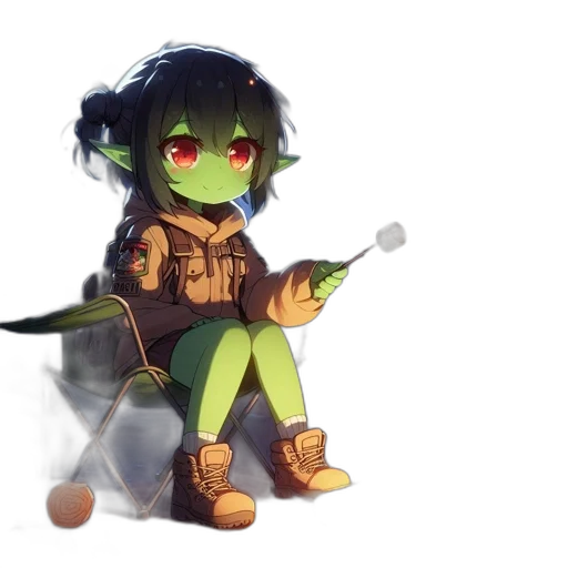 staff, weapon, dragon, creature, pixel art, fantasy art, concept art, anime transparent PNG cut-out