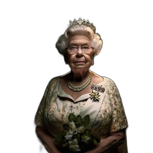 crown, dress, face, staff, photorealistic, 3d render, concept art, pixel art transparent PNG cut-out