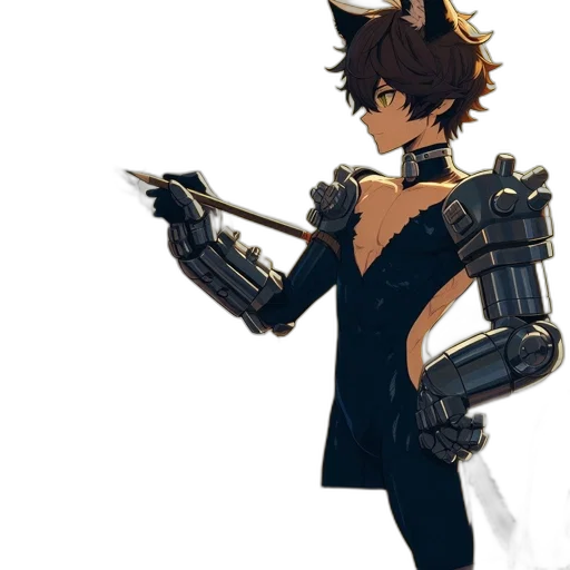 staff, weapon, sword, mask, concept art, fantasy art, pixel art, anime transparent PNG cut-out