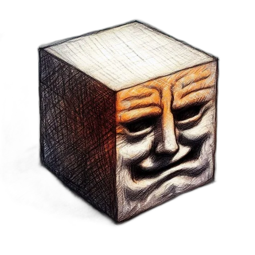 mask, face, furniture, crown, 3d render, photorealistic, concept art, anthropomorphic transparent PNG cut-out