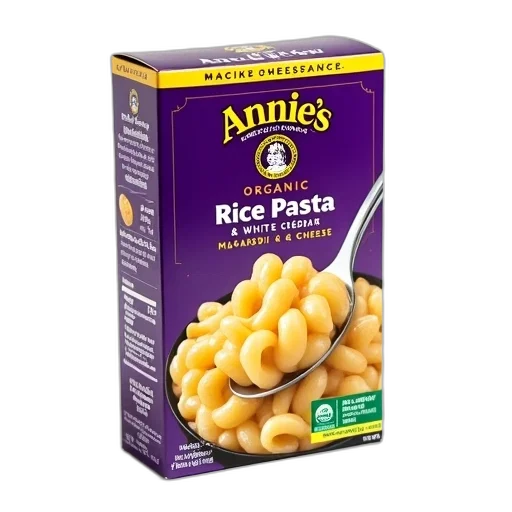 food, animal, box, annie, organic, rice, pasta, white transparent PNG cut-out