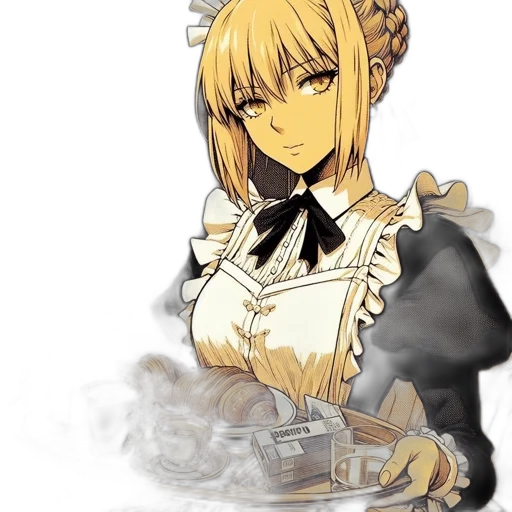 staff, dress, weapon, crown, anime, concept art, cartoon, fantasy art transparent PNG cut-out
