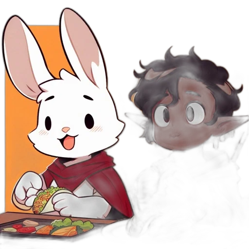 food, concept art, watercolor, cartoon, anime, fire, fog, snow transparent PNG cut-out