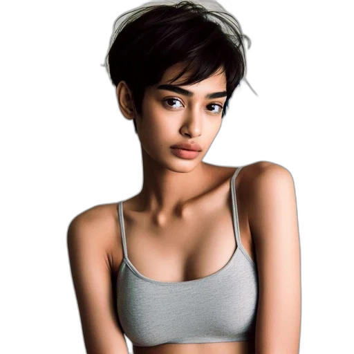 jewelry, photorealistic, cartoon, concept art, oil painting, earth tones, young, woman transparent PNG cut-out