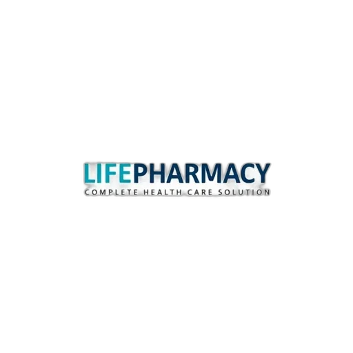 first, image, displays, white, background, text, lifepharmacy, blue transparent PNG cut-out