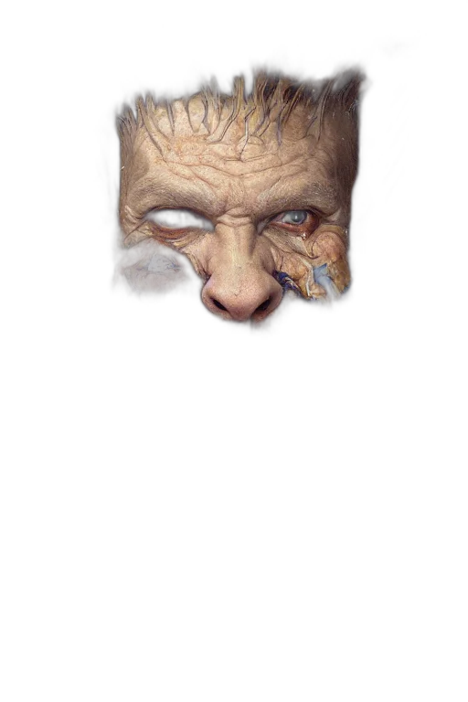 face, mask, creature, animal transparent PNG cut-out