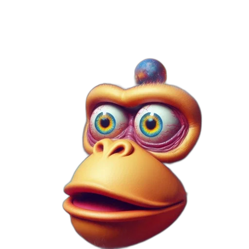 mask, animal, creature, face, 3d render, concept art, photorealistic, cartoon transparent PNG cut-out