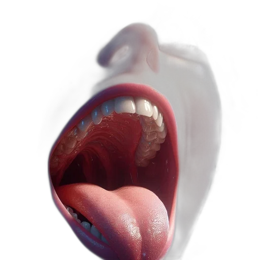 face, mask, creature, food, 3d render, photorealistic, concept art, animated transparent PNG cut-out